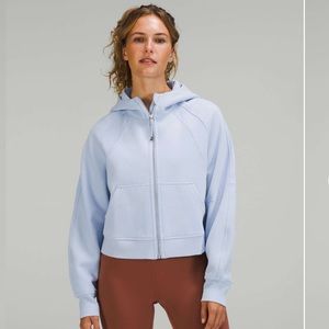 •SOLD• Lululemon Scuba Oversized Full Zip Hoodie Blue Linen M/ L